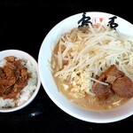島系本店 - ラーメン煮ブタめしセット