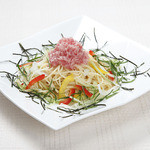 Pittsu Ria - “中落ちマグロ”と野菜の冷製和風パスタ
