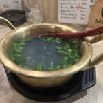 モツの朝立ち - 〆は、しじみスープ　　　