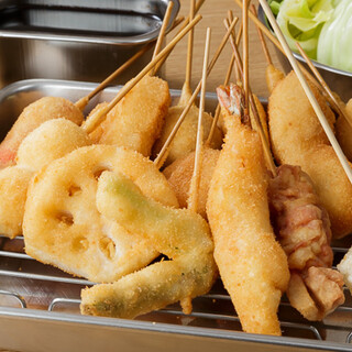 動物園前セットをはじめ、人気串のお得なセットメニューをご用意