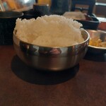 明心館 - 大盛のライス