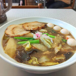 麺カフェ ひまわり - 黒ゴマ五目ラーメン