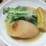 花くじら - かいわれ、はりはり巻き、厚揚げ、大根