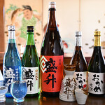 和風料理おかめ - ドリンク写真:地酒（盛升）ほか多数