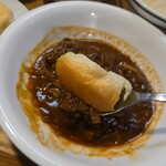 キッチン ブルー グローブ - シチューへ浸します