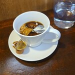 キッチン ブルー グローブ - ホワイトコーヒーへ