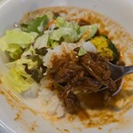 キッチン ブルー グローブ - シチューご飯