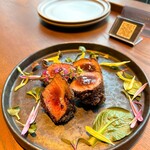 modern Japanese AMANE 横浜フロント店 - 黒毛和牛の香草レバカツ