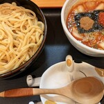 福来 中華料理 - 魚介豚骨つけ麺（激辛）