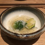 RIVA - 芽キャベツのちりめん餡かけ