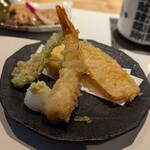 すし うおいち - ランチ寿し懐石：天ぷら(2025年2月)