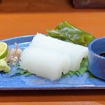温鮮酒場 ちょんまげ - アオリイカのお造り