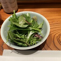 伊勢廣 京橋本店 - 塩で有機無農薬野菜（ミックスベビーリーフ）