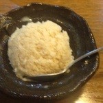 明石旬楽よもぎ - デザートはジンジャーシャーベット