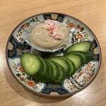 寿司と天ぷらとわたくし - カニ味噌マヨ胡瓜。めちゃうま