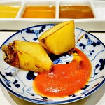 Fry家 - 20250127本日の野菜（ポテトフライ　スペインブラバスソース）