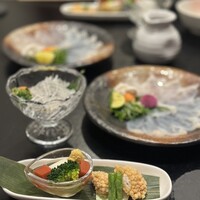 泳ぎとらふぐ活蟹料理 あじ平 曽根崎 - 