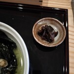 天ぷら上村 - 干し大根の漬物