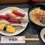 御旦孤 - にぎりランチ 1200円