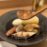 京出汁おでんと旬菜天ぷら 鳥居くぐり 新宿店 - 