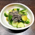 石焼ステーキ 贅 - 塩だれ胡瓜