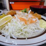 洋庖丁 - カキフライ定食（大盛）1,150円