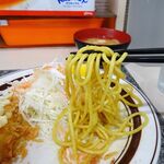 洋庖丁 - カキフライ定食（大盛）1,150円