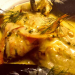 フランス家庭料理とワインのお店Takebou - 本日の魚の蒸し煮　ハーブクリームソース