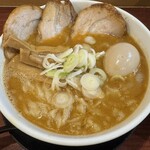超多加水純手打ち麺 仁しむら - 手打ち味噌（中盛り全部増し）