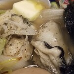 塩そば専門店 桑ばら - 地御前産牡蠣のネギ塩バター