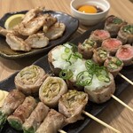 野菜巻き串 えくぼ - 