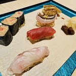 札幌 鮨 よこ田 - 八品目【握り】
      九品目【巻物】