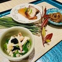 札幌 鮨 よこ田 - 三品目【前菜】