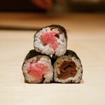 鮨 一幸 - 鉄火巻き、干瓢巻き