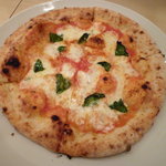 Pizzeria Compare Comare - ランチ　マルゲリータ（チーズ増量）＋スープ＋パンナコッタ＋紅茶　900円＋200円（チーズ増量）