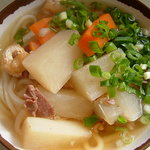 手打ちうどん 上田 - しっぽく小３５０円なり