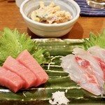 分店　なかむら食堂 - 本マグロ　真鯛