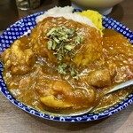 ヌードル＆スパイスカレー 今日の1番 - 朝限定セット ¥1,000-(税込) チーズチキンカレー