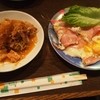 喫茶Y - 料理写真:Ｙ定食（白菜ピリ辛炒め、ハム＆ベーコンエッグ）