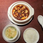 静岡 四川飯店 - 陳麻婆豆腐セット