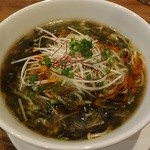 私厨房 勇 - 青海苔入りサンラータン麺