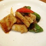 私厨房 勇 - 長崎県産穴子と彩り野菜の山椒炒め