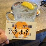 餃子酒場 たっちゃん - 一か月５００円で一日２杯対象のドリンクが無料（１０００円以上の利用が条件）の”NOMOCAカード”購入当日から使用可！