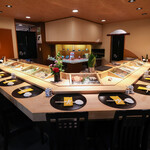 寿し処ふしみ - カウンター席            12名様                      膝掛け(秋色)