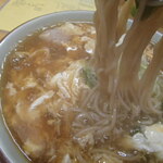 みさき庵 - かき玉そば