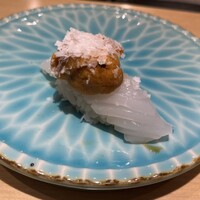 京都 鮨 まつもと - イカ雲丹のせ(単品注文)