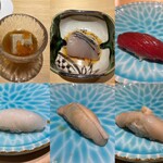 京都 鮨 まつもと - ランチ上にぎりコース①