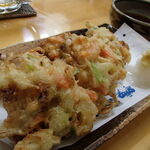 みさき庵 - あおりいかのかき揚げ
