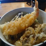 そば処 風林 - ミニ天丼拡大