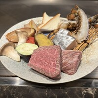 鉄板焼き 太縁 - 